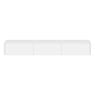 Tv-meubel Moiano afgerond wit 270 cm