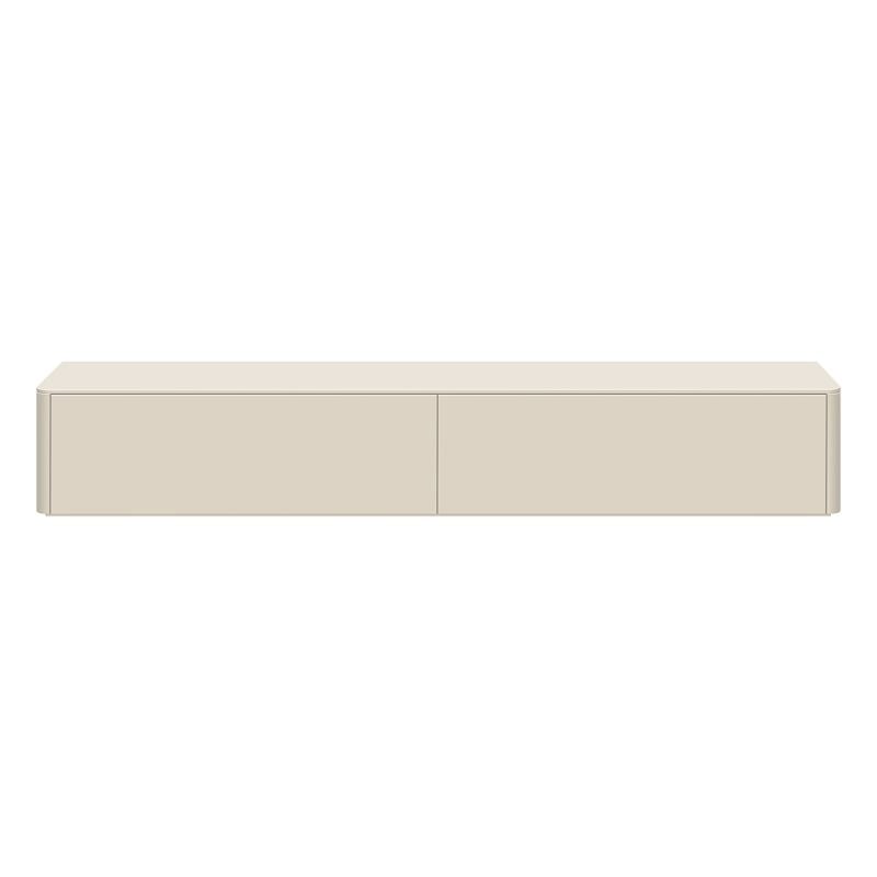 Tv-meubel Moiano afgerond beige 240 cm