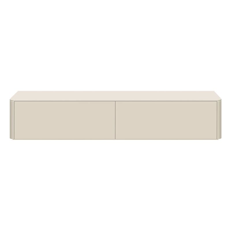 Tv-meubel Moiano afgerond beige 200 cm