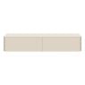 Tv-meubel Moiano afgerond beige 200 cm