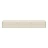 Tv-meubel Moiano afgerond beige 270 cm