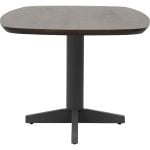 Eettafel Lidusa Deens ovaal kolompoot zwart