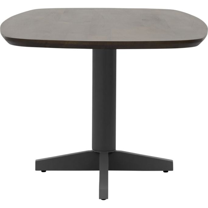 Eettafel Lidusa Deens ovaal kolompoot zwart