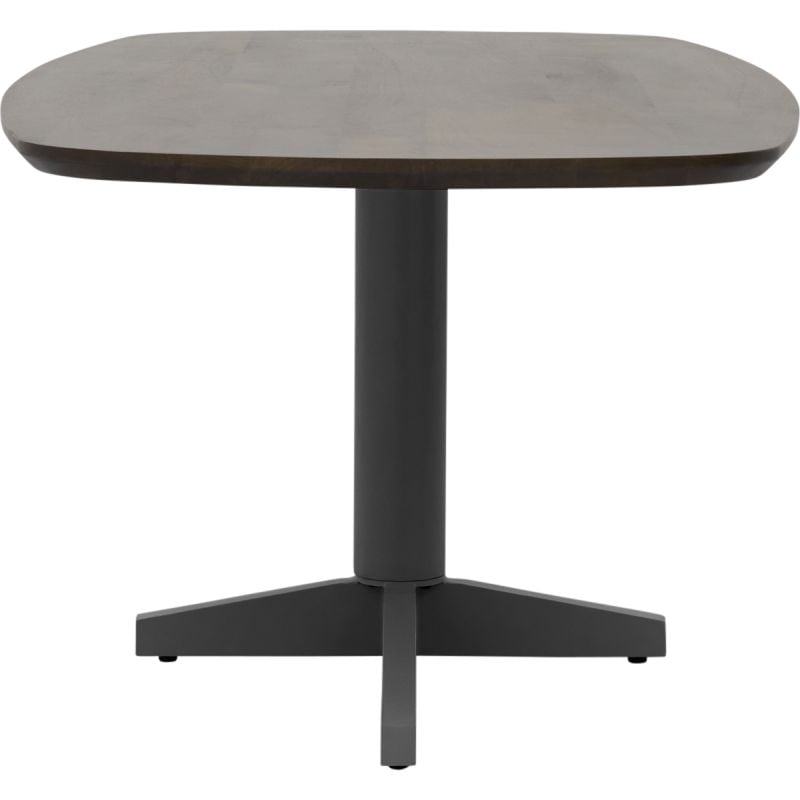 Eettafel Lidusa Deens ovaal kolompoot zwart