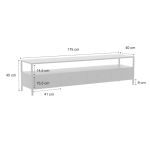 Tv-meubel Brooklyn 175 cm