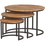 Bijzettafel Max set van 3