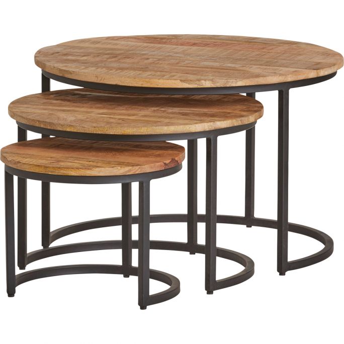 Bijzettafel Max set van 3