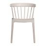 BLISS TUINSTOEL MET SPIJLEN OFF WHITE MELANGE