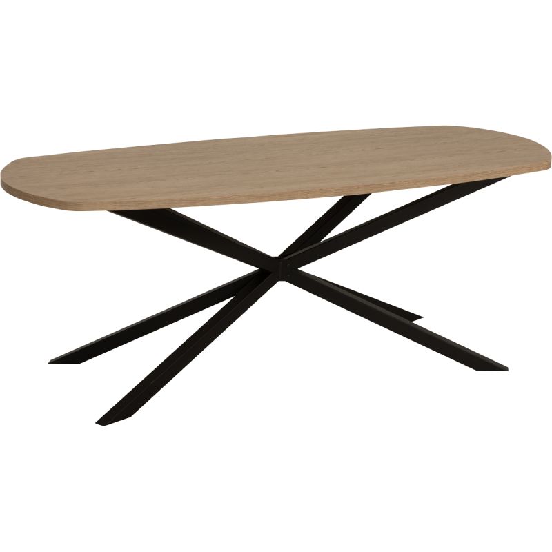 Eettafel Manu deens ovaal 200cm