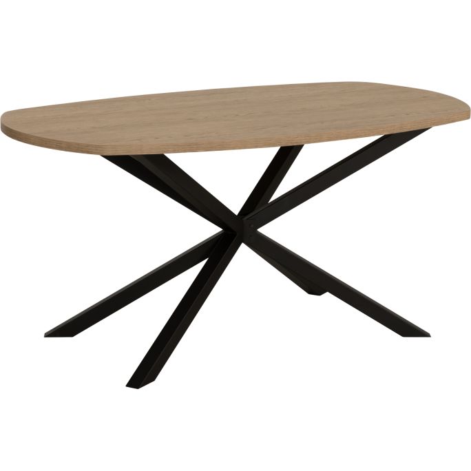 Eettafel Manu deens ovaal 160cm