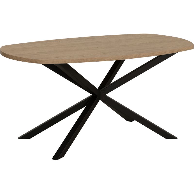 Eettafel Manu deens ovaal 160cm
