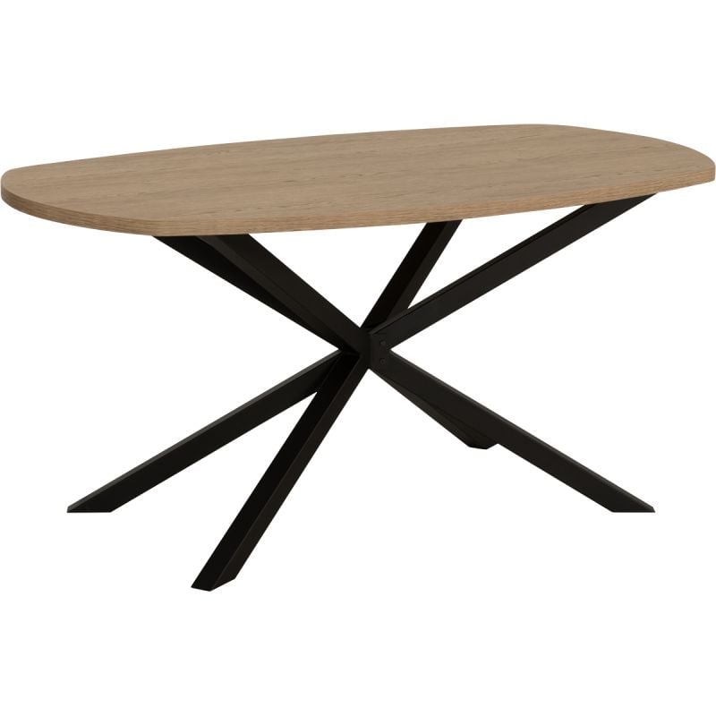 Eettafel Manu deens ovaal 160cm