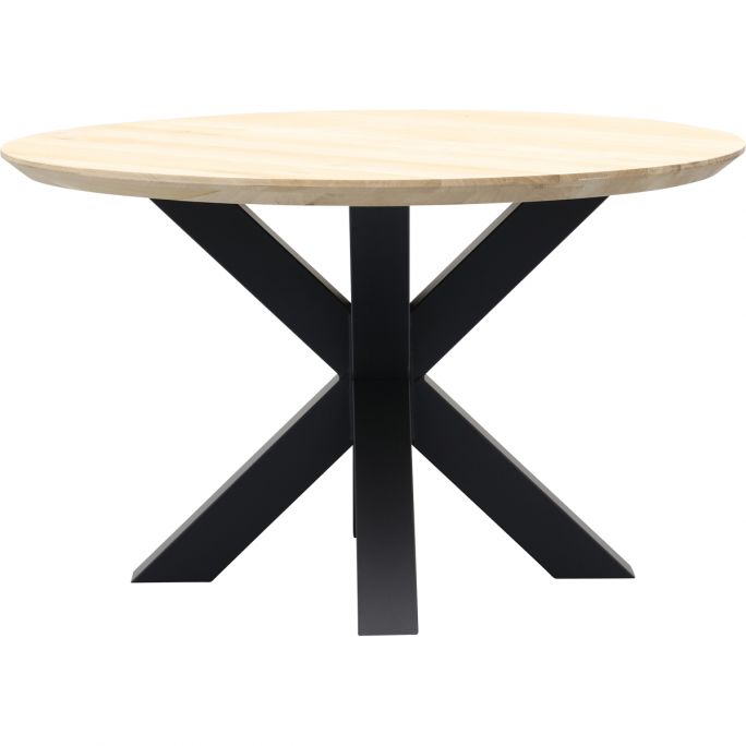 Eettafel Conroe rond met metalen matrixpoot