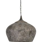 Hanglamp Emine 44cm bruin goud