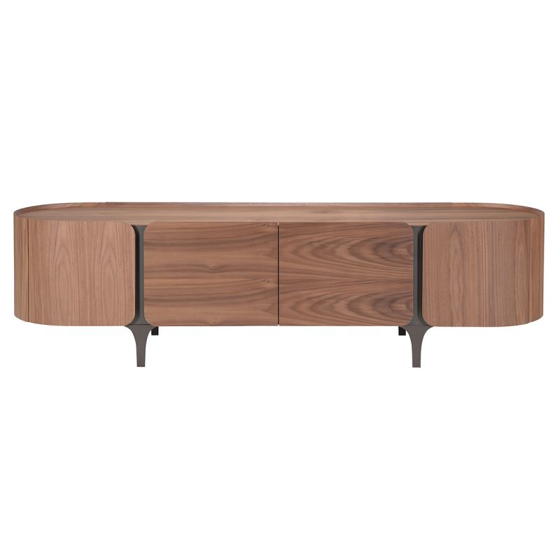 TV-meubel Sakana 200 cm Walnoot-Brons