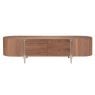 TV-meubel Sakana 200 cm Walnoot-Beige