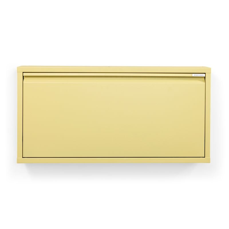 Schoenenkast Bobbie 1 lade Butter Yellow (4 paar schoenen)