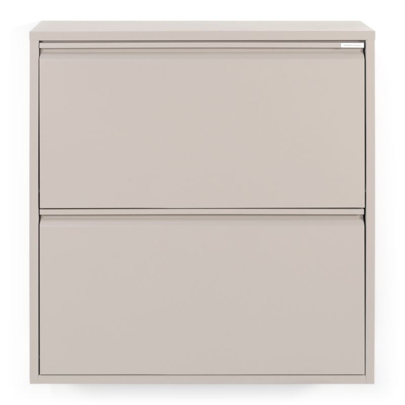 Schoenenkast Bobbie 2 laden Silky Taupe (12 paar schoenen)