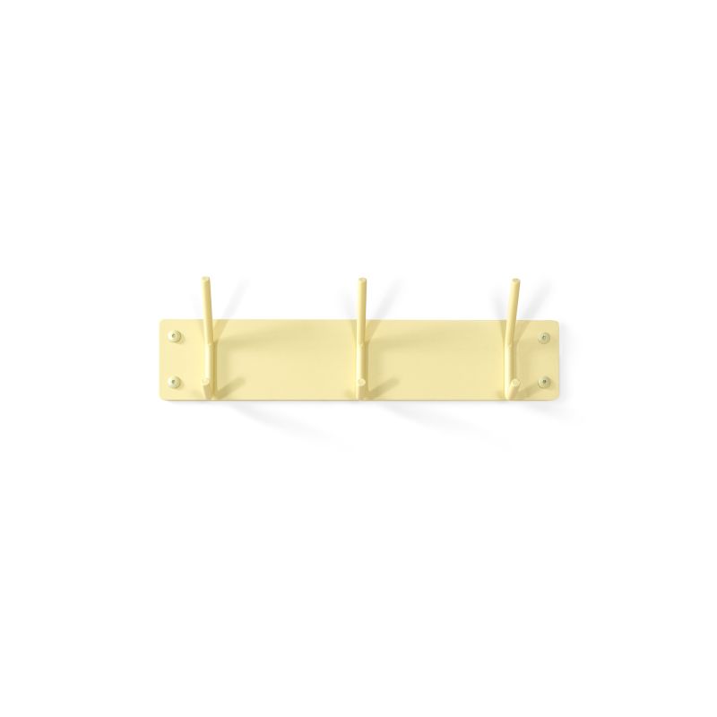 Kapstok Fusion 3 haken Butter Yellow