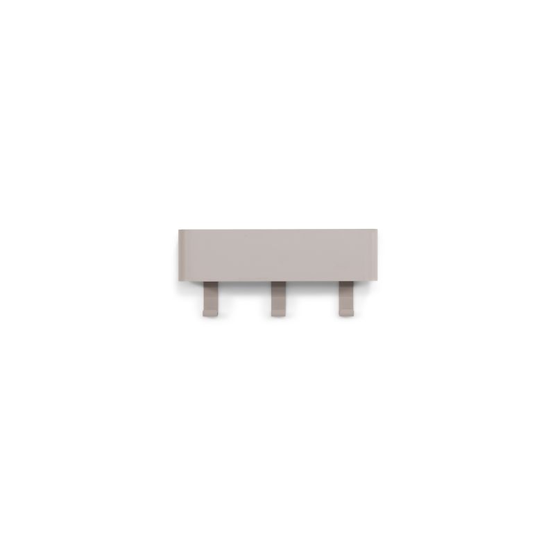 Kapstok Dex 3 haken Silky Taupe