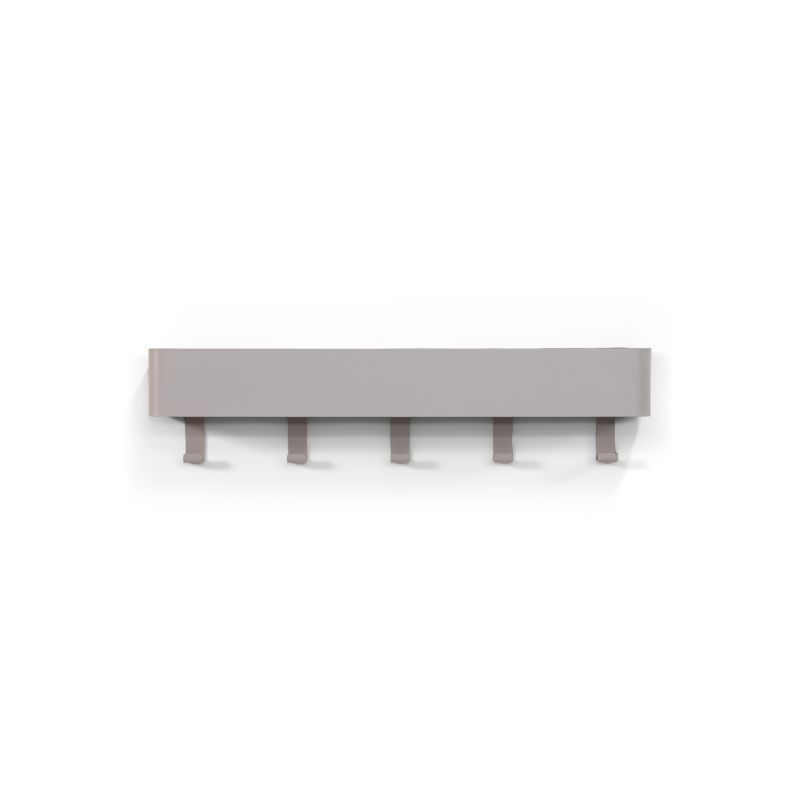 Kapstok Dex 5 haken Silky Taupe