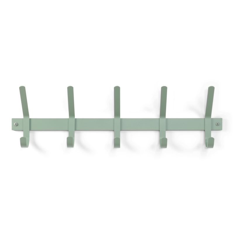 Kapstok Duke 5 haken Dusty Green
