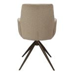 Eetkamerstoel Willow met bronze onderstel
