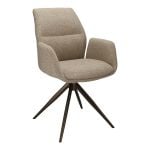 Eetkamerstoel Willow met bronze onderstel
