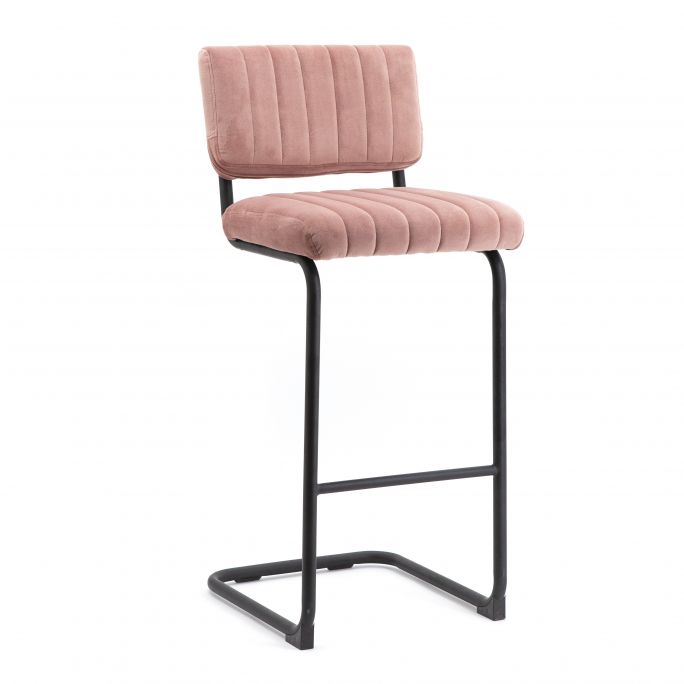 Bar chair high Operator - old pink