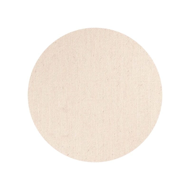 Vloerkleed Dova rond ecru 12