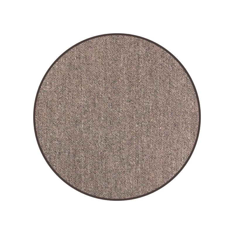Vloerkleed Dova rond grijs 23