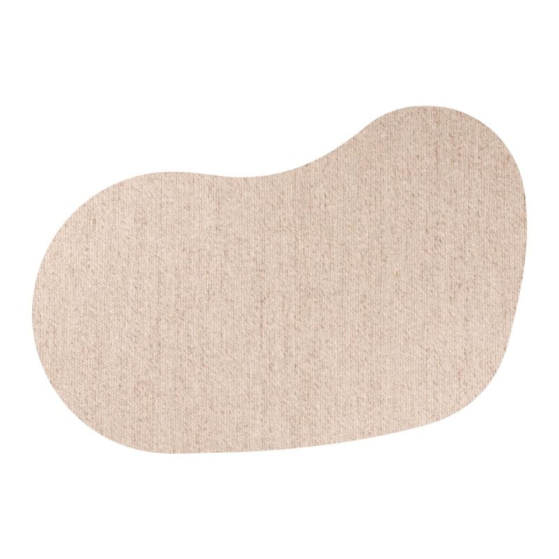 Vloerkleed Dova organisch gespiegeld beige 13