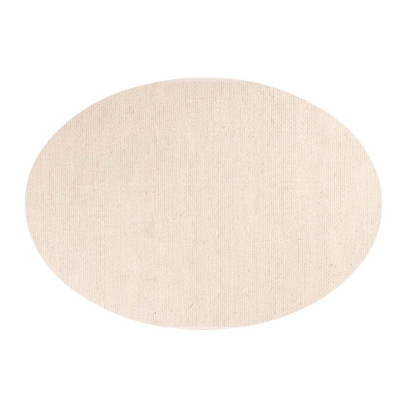 Vloerkleed Dova ellips ecru 12