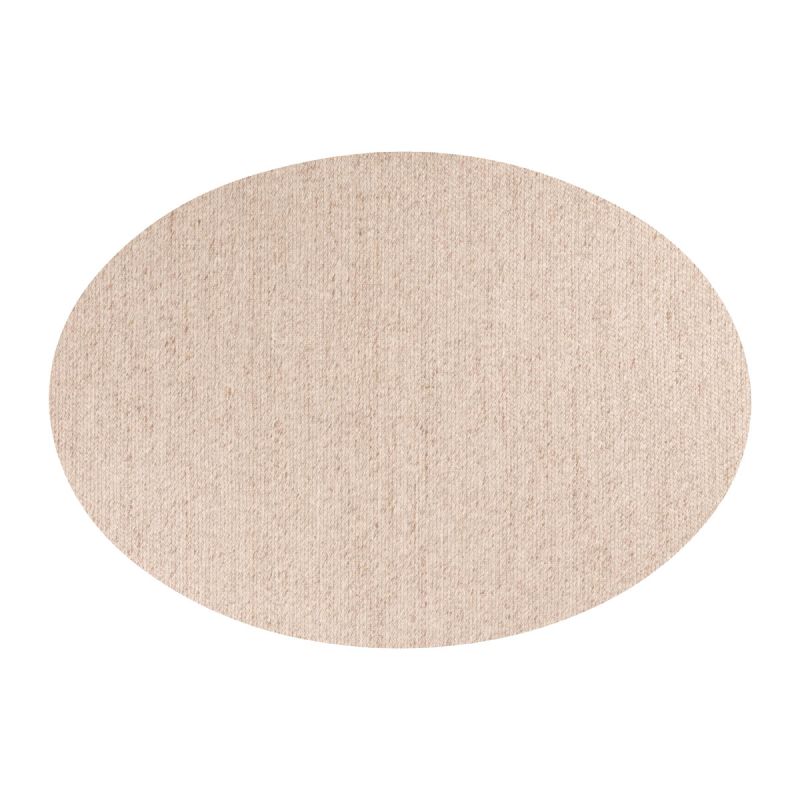 Vloerkleed Dova ellips beige 13