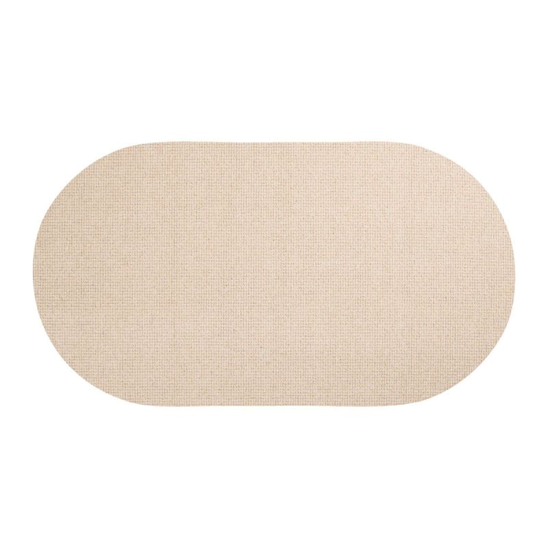 Vloerkleed Hera ovaal creme 11