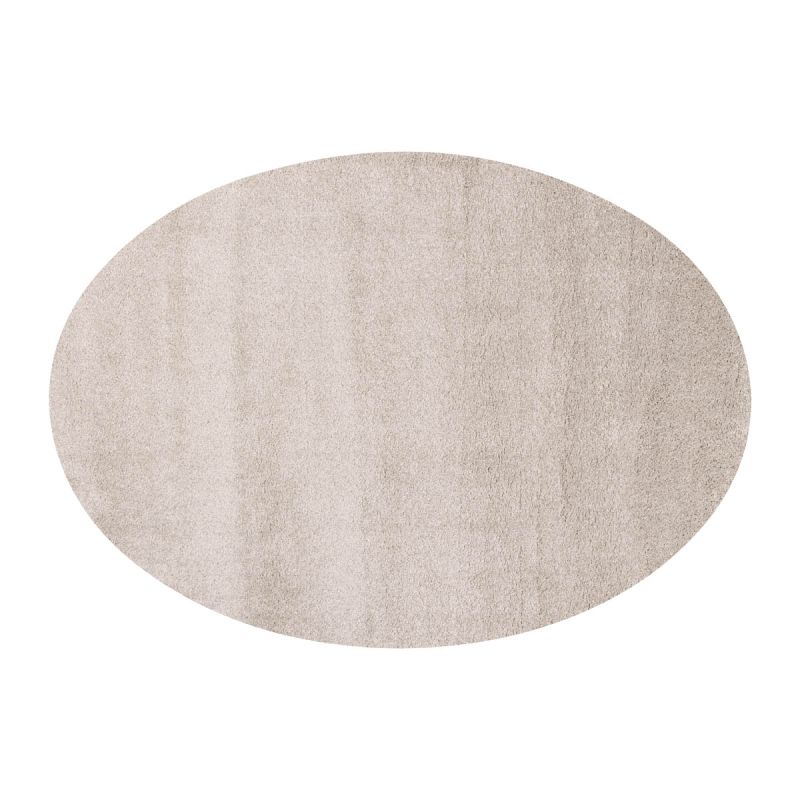 Vloerkleed Lira ellips lichtgrijs 21