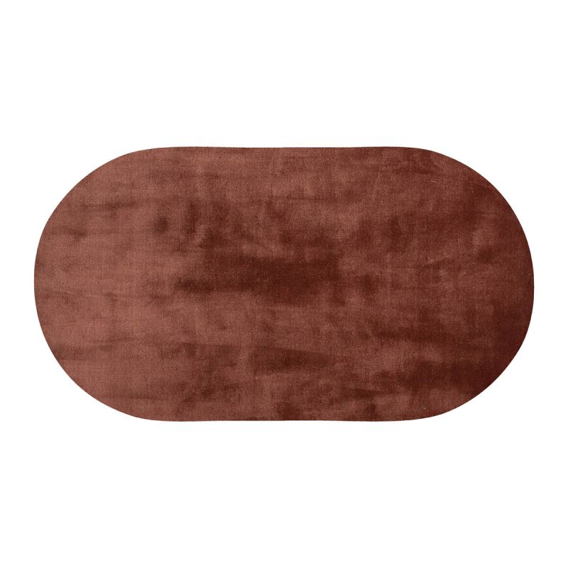 Vloerkleed Cowan ovaal marsala 68