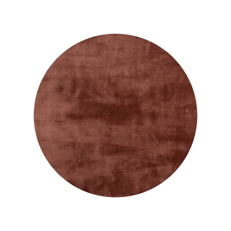 Vloerkleed Cowan rond marsala 68
