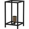 Tafellamp Marly 14x14x25cm mat zwart