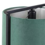 Tafellamp Savea 35cm hoog zwart en donkergroen