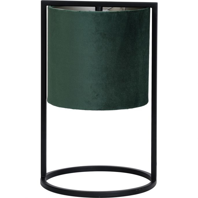 Tafellamp Savea 35cm hoog zwart en donkergroen