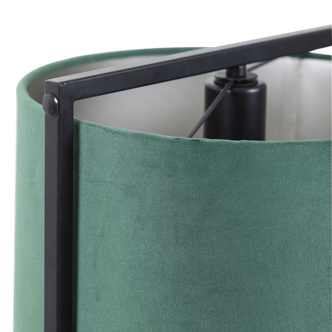 Tafellamp Savea 35cm hoog zwart en donkergroen