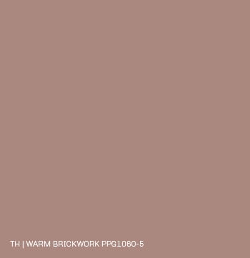 Trendhopper new neutrals styling met nude kleur muurverf Warm Brickwork PPG1060-5 van Histor