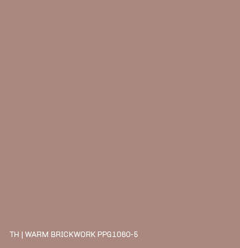 Trendhopper new neutrals styling met nude kleur muurverf Warm Brickwork PPG1060-5 van Histor