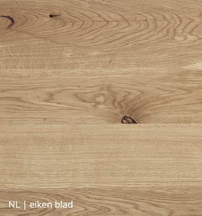 NLwoont eettafel met eiken blad op maat