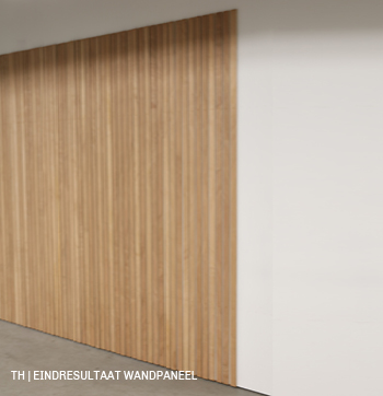 Eindresultaat DIY houten wandpaneel Trendhopper