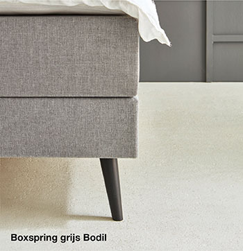 Boxspring grijs Bodil bij budget home store