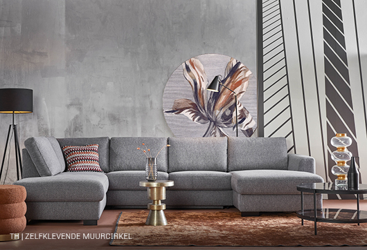 Eijffinger metallic behang Lounge 388722 in Trendhopper interieurstyling.