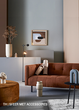 Sfeer met accessoires in een minimalistisch interieur van trendhopper