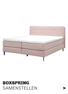 Stel je ideale boxspringbed samen bij Trendhopper.